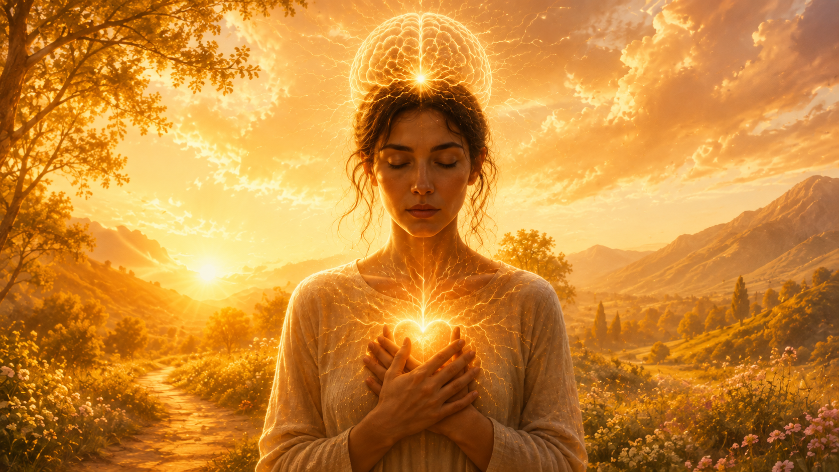A golden image representing the soul, inner life, mind and emotions.