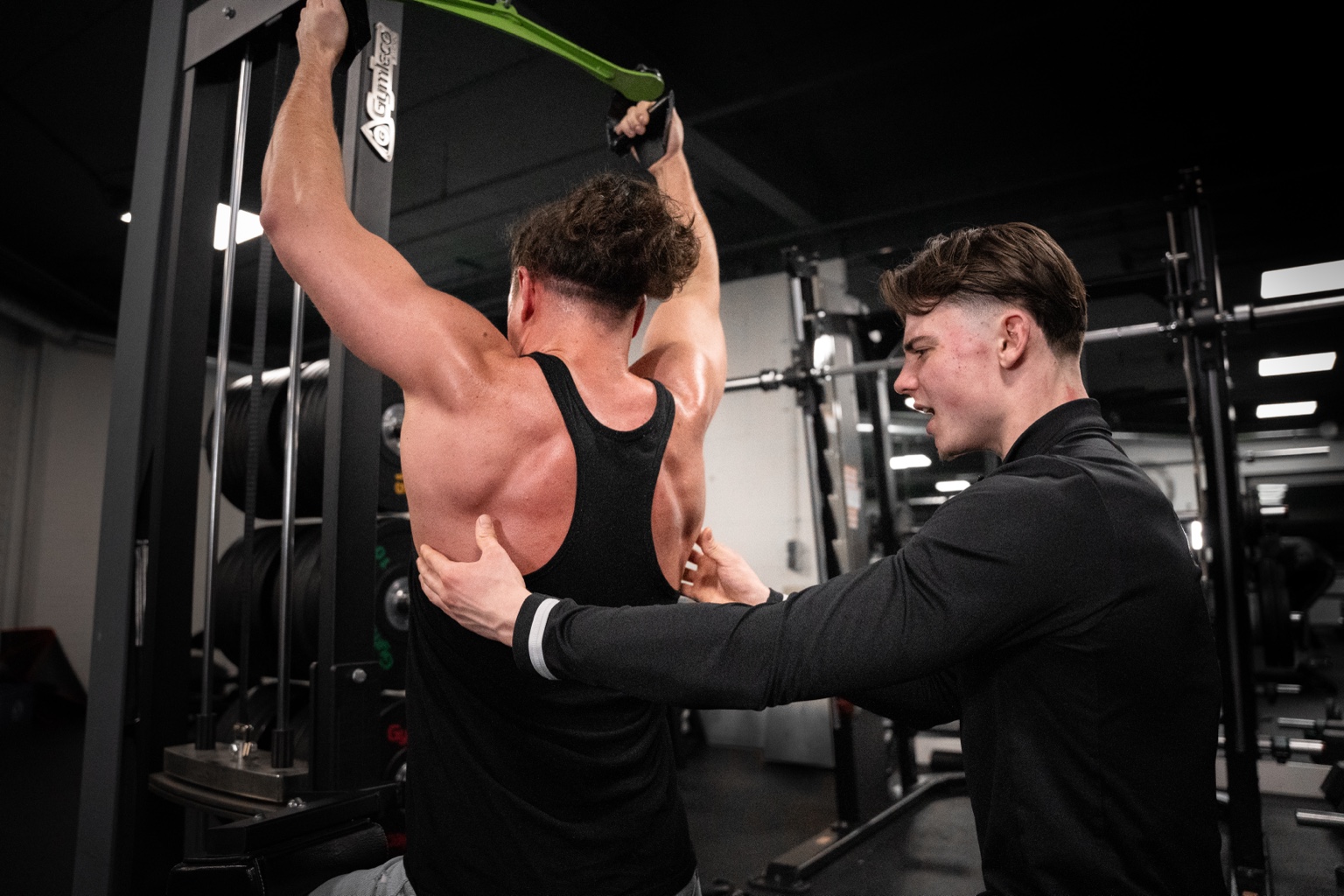 Robin Kramps providing personal strength coaching